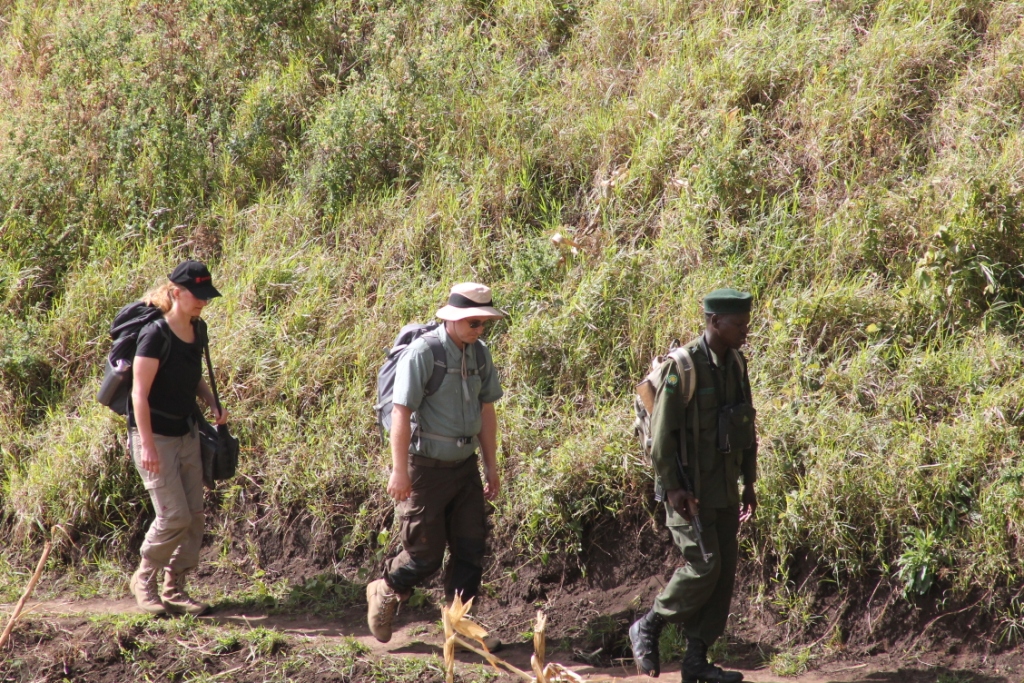 Guided nature walk in Kidepo Valley National Park