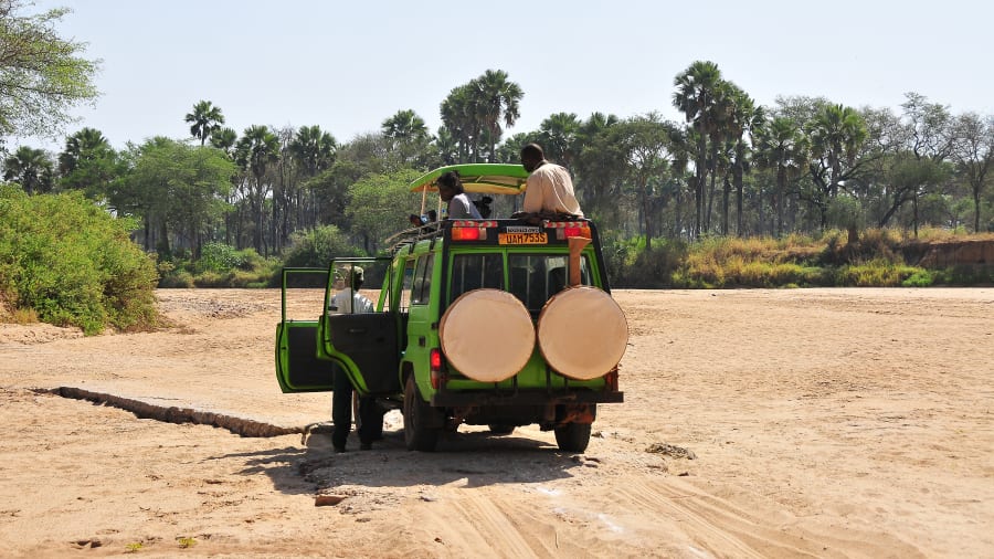 A day game drive through Kidepo sand river in Kidepo Valley National Park